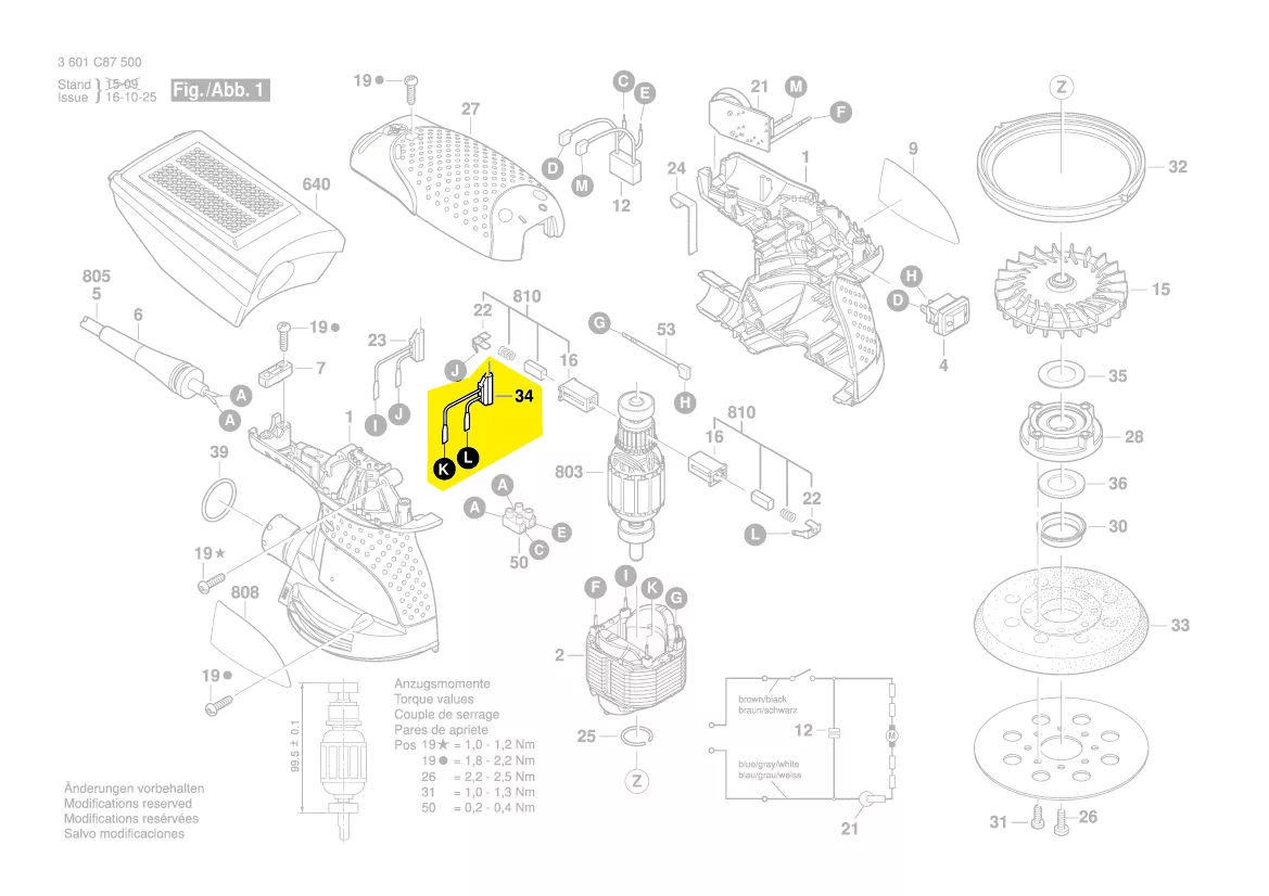 Bobine antiparasite réf. 	2 609 120 291 Bosch